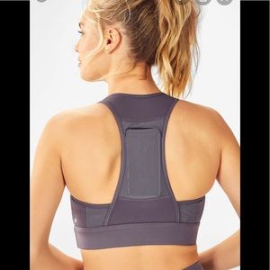 Fabletics sports bra with cell phone pocket